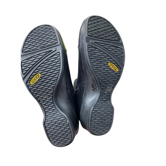 Keen Womens Black Leather Ankle Boots Size 8.5 SKU 9439 - Picture 5 of 11